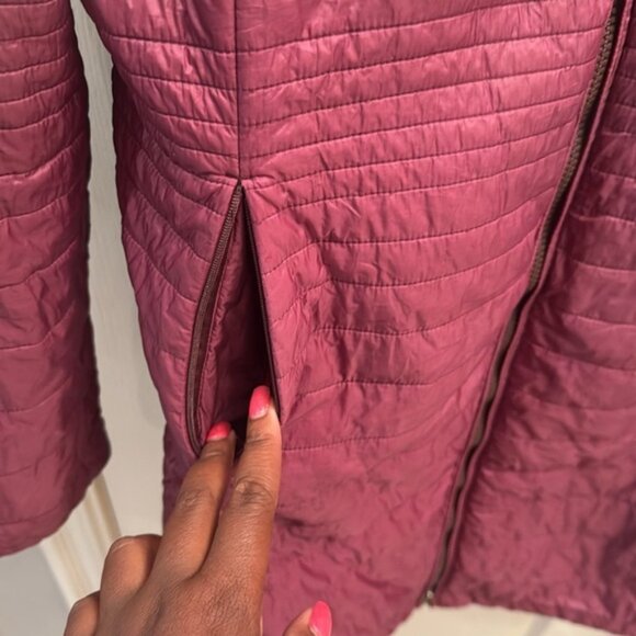 Patagonia Women's  Burgundy Maroon Parka Jacket Coat size XL - Picture 3 of 11